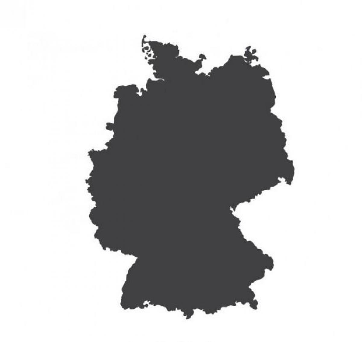 Duitsland vectorkaart